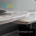 Promozione porta TV in marmo design semplice marmo moderno minimalismo porta TV in marmo